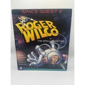 Space Quest 6 Roger Wilco The Spinal Frontier Big Box PC Windows DOS 1995 Sierra